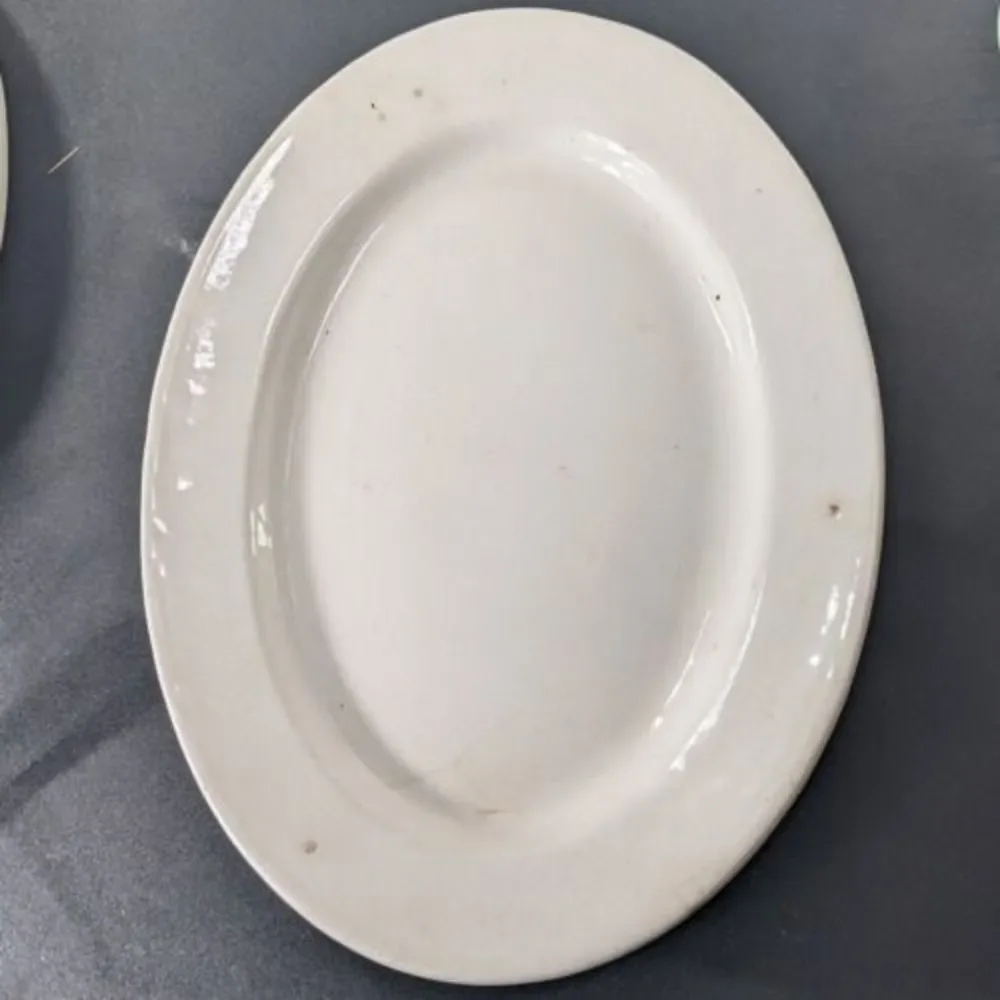 Antique Powell & Bishop‎ English Ironstone China Serving Platter 10x14